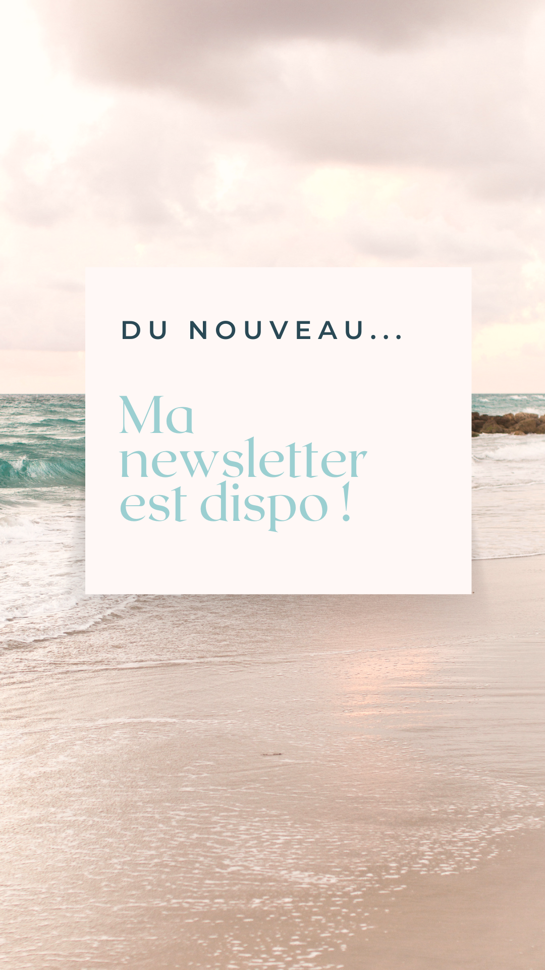 Bienvenue dans l’univers de ma newsletter !